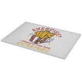 Übung, dachte ich, Sie sagten extra Fries Schneidebrett (Ecke)