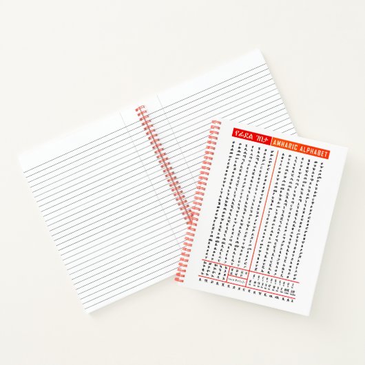 Übung der Schrift Notizblock (Innenseite)