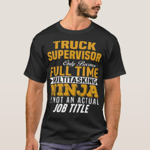 Übung des Lkw-Supervisor zur Fitness T-Shirt