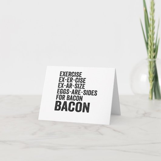 Übung Ex-Er-Größe Ex-Er-Größe Eier sind lustige Ym Dankeskarte (Vorderseite)