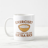 Übung ? Extra Rice Kaffeetasse (Links)