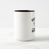 Übung ? Extra Rice Zweifarbige Tasse (Mittel)