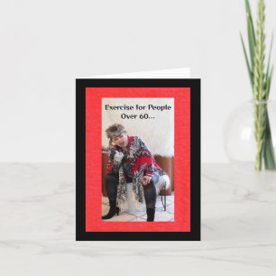 Übung für Personen über 60 Jahren Karte