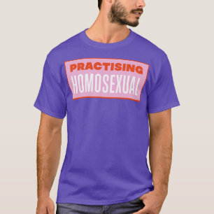 Übung homosexueller, lustiger LGBT-Meme T-Shirt