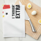 Übung? Ich dachte, du sagtest Extra Fries Geschirrtuch (Viertel Falte)