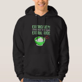 Übung Ich dachte, Sie sagten extra Reis Lazy Food Hoodie (Vorderseite)