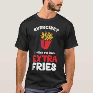 Übung? Ich denke Sie gemeine Extrafischrogen T-Shirt