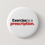 Übung ist eine Verordnung Button (Vorderseite)