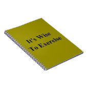 Übung ist klug notizblock (Rechte Seite)