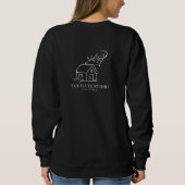 Übung kann jederzeit stattfinden sweatshirt (Rückseite)