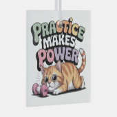 Übung macht den Meister Ornament Aus Glas (Vorderseite Rechts)