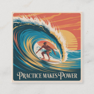 Übung Macht Macht Quadratische Visitenkarte