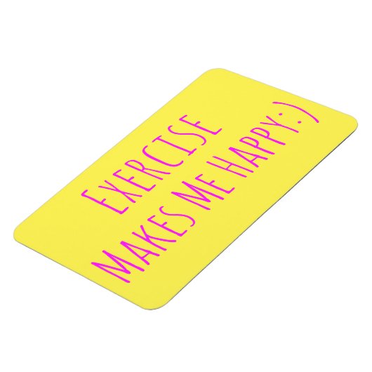 Übung macht mich glücklich magnet (Linke Seite)