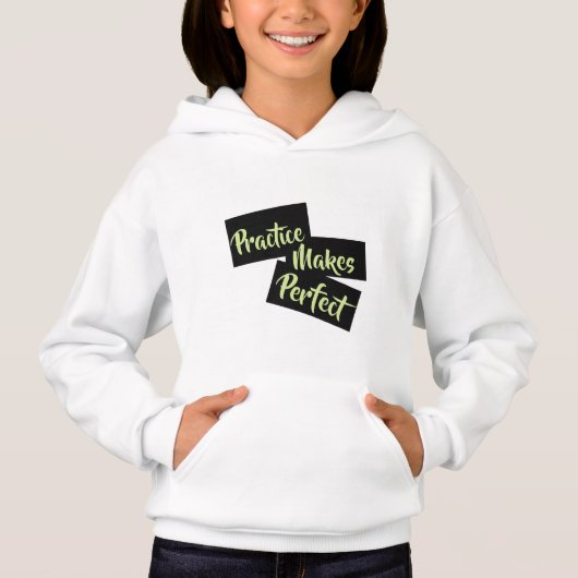 Übung macht perfekt - T - Shirt für Mädchen (Vorderseite)