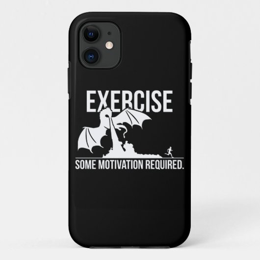 Übung, Motivation erforderlich, Drache - Funny Case-Mate iPhone Hülle (Rückseite)