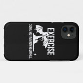 Übung, Motivation erforderlich, Drache - Funny Case-Mate iPhone Hülle (Rückseite (Horizontal))