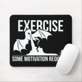 Übung, Motivation erforderlich, Drache - Funny Mousepad (Mit Mouse)
