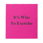 Übung Notizblock (Vorderseite)