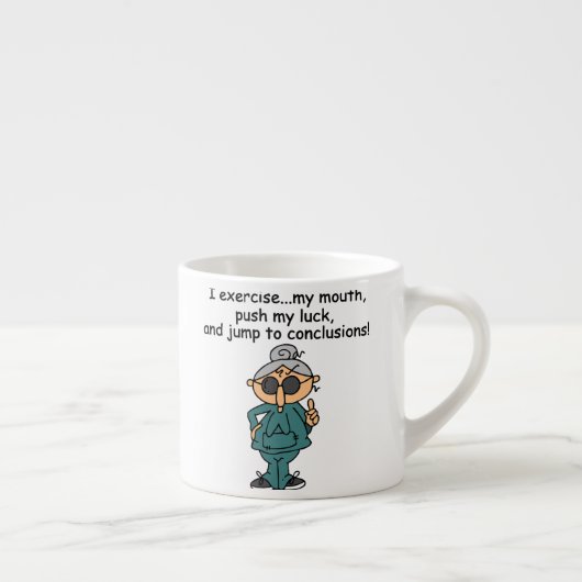 Übung, Push, Sprung Spaß Espressotasse (Rechts)