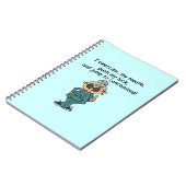 Übung, Push, Sprung Spaß Notizblock (Linke Seite)