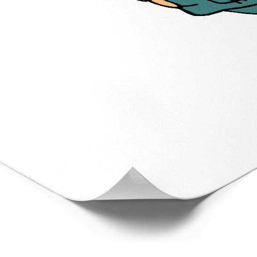 Übung, Push, Sprung Spaß Poster (Ecke)