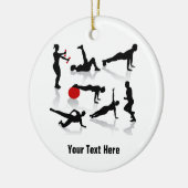 Übung stellt dar (personalisiert) keramikornament (Links)