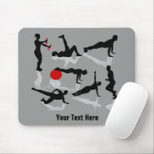 Übung stellt dar (personalisiert) mousepad (Mit Mouse)