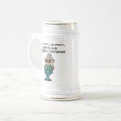 Übung, Stoß, Sprungs-Spaß Bierglas (Vorderseite Links)