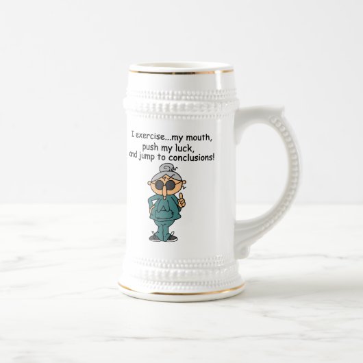 Übung, Stoß, Sprungs-Spaß Bierglas (Rechts)