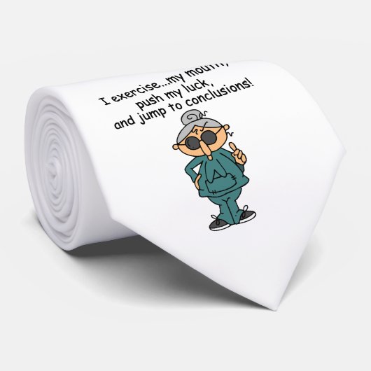 Übung, Stoß, Sprungs-Spaß Krawatte (Gerollt)