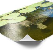 Übung unter Wasser Fotodruck (Ecke)