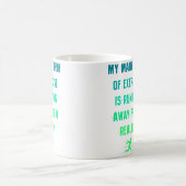 Übung Weglaufen von der Realität Kaffeetasse (Mittel)