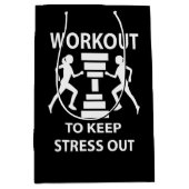 Übung zur Fitness des Workout Mittlere Geschenktüte (Vorderseite)