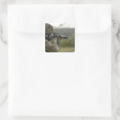 Übungen für die Schifffahrt Quadratischer Aufkleber (Tasche)