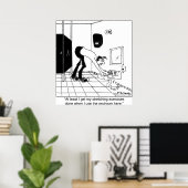 Übungen im Ruheraum Poster (Heimbüro)