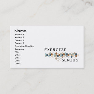 Übungs-Genie Visitenkarte