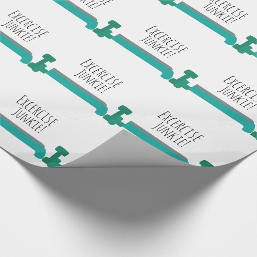 Übungs-Junkie Geschenkpapier (Ecke)