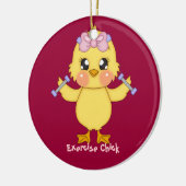Übungs-Küken (kundengerecht) Keramikornament (Links)