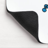 Übungs-Strichmännchen-Mauspad Mousepad (Ecke)