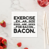 Übungsbacon Serviette (Beispiel)