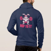 Übungskaninchen Hoodie (Rückseite)