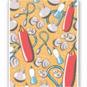 Übungsmuster Aufkleber (Vorderseite)