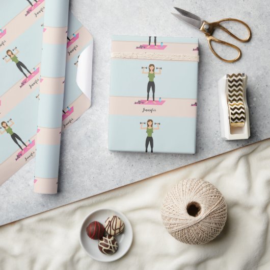 Übungsmuster für Girl Illustration und Individuell Geschenkpapier (Kunsthandwerk)