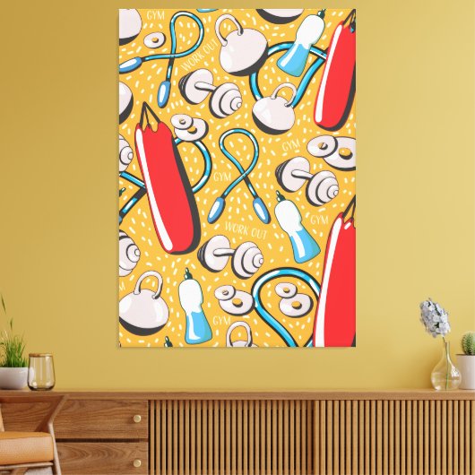 Übungsmuster Leinwanddruck (Insitu (Wohnzimmer))