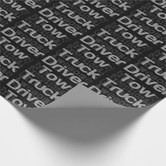 Übungspapier für Lastwagenfahrer Geschenkpapier (Ecke)