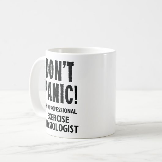 Übungsphysiologe Kaffeetasse (Vorderseite Links)