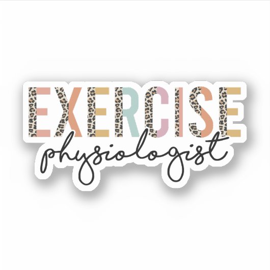 Übungsphysiologe, Übungsphysiologie Geschenke Aufkleber (Vorderseite)
