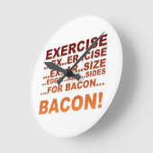 Übungsspeck Runde Wanduhr (Winkel)