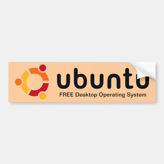 Ubuntu Autoaufkleber (Vorne)