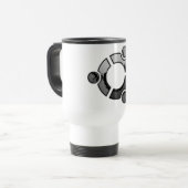 Ubuntu (Chrom) Reisebecher (Vorderseite Links)